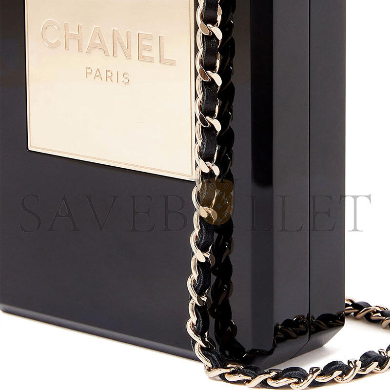 CHANEL MASTER CLUTCH NO.5 PERFUME BAG IN PLEXI (20*12*4cm)
